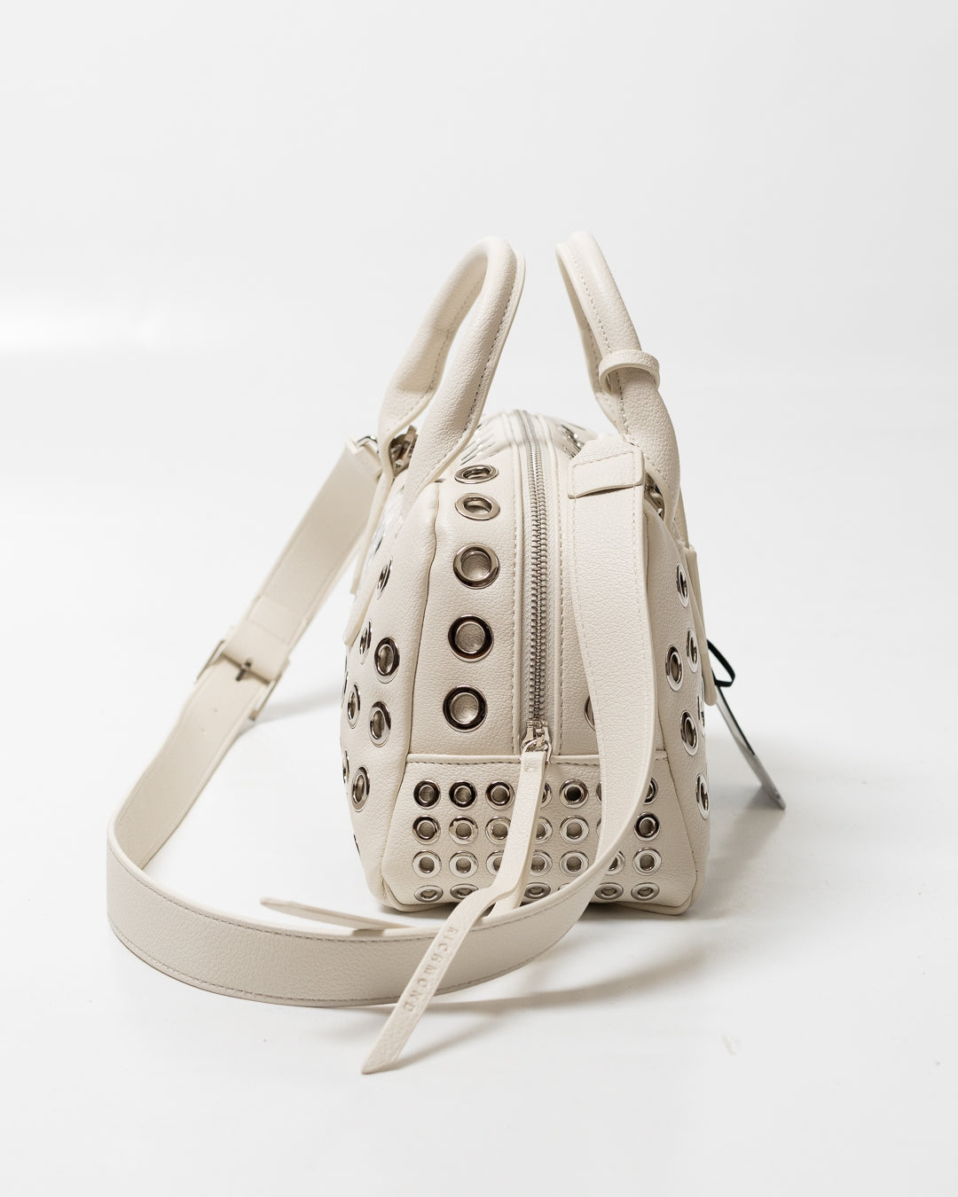 Borsa John Richmond in ecopelle con manici e occhielli metallici donna