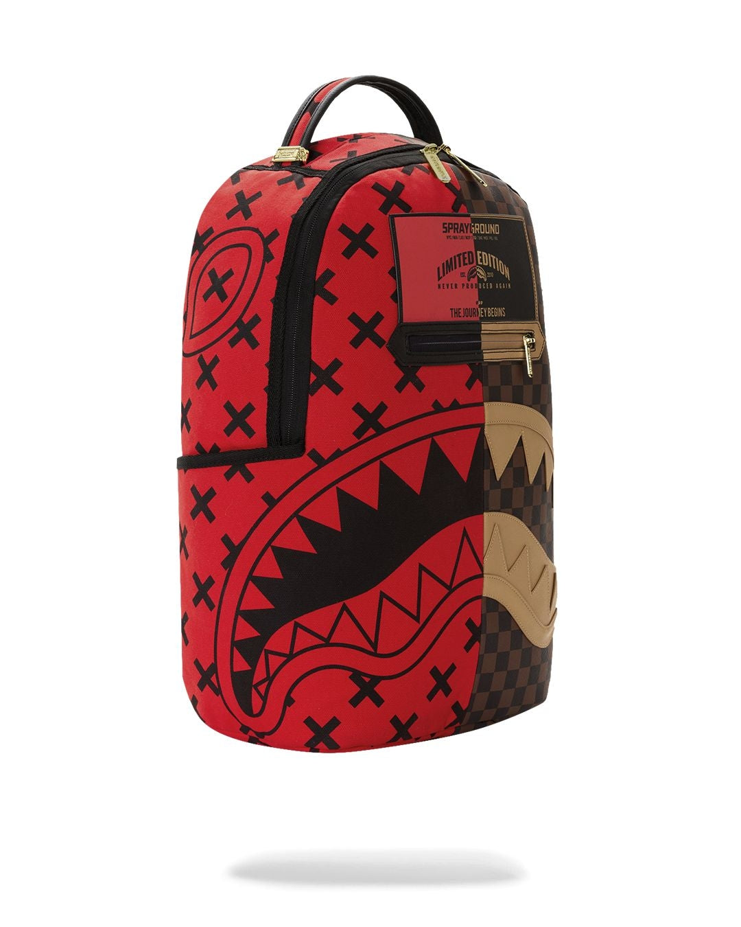 Zaino Sprayground marrone REVERSE HALF SPLIT BACKPACK