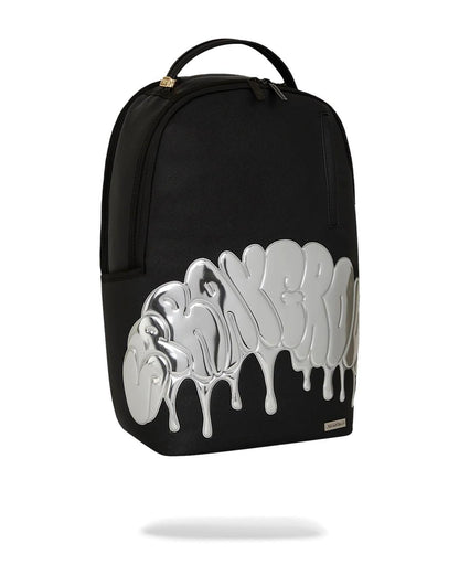 Zaino Sprayground nero Metallic drip shark bubbles letters dlx backpack