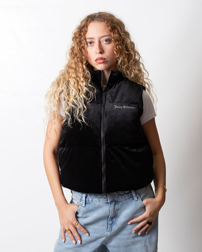 Gilet Juicy Couture "Lightening Velour" donna