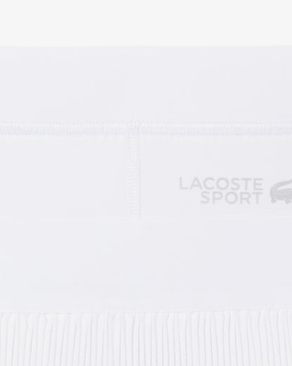 Gonna Lacoste a balze con short donna
