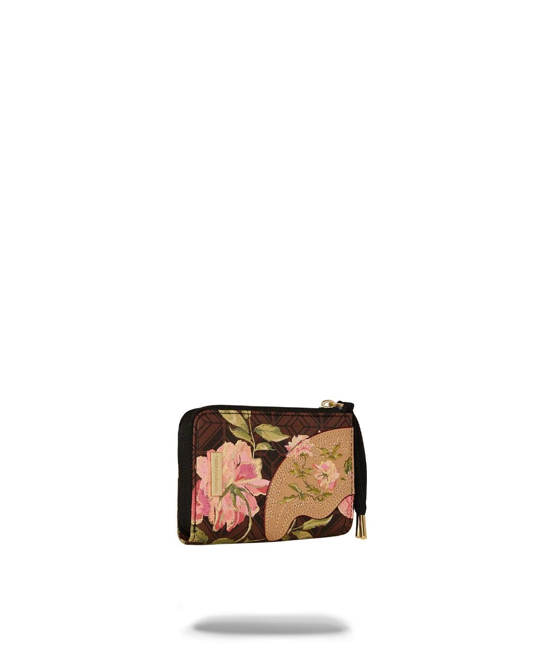 Portafoglio Sprayground marrone "AI Henny floral zip-out wallet"