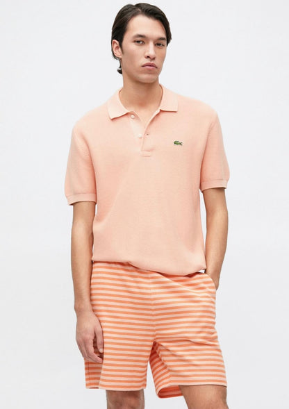 Polo Lacoste in maglia classic fit uomo