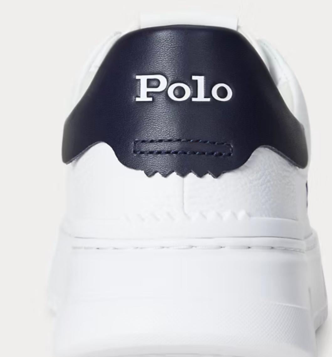 Sneakers Polo Ralph Lauren in pelle con ricamo uomo