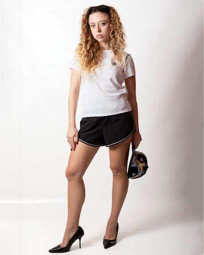 T-Shirt Kenzo in maglia con patch "Boke Flower 2.0"donna