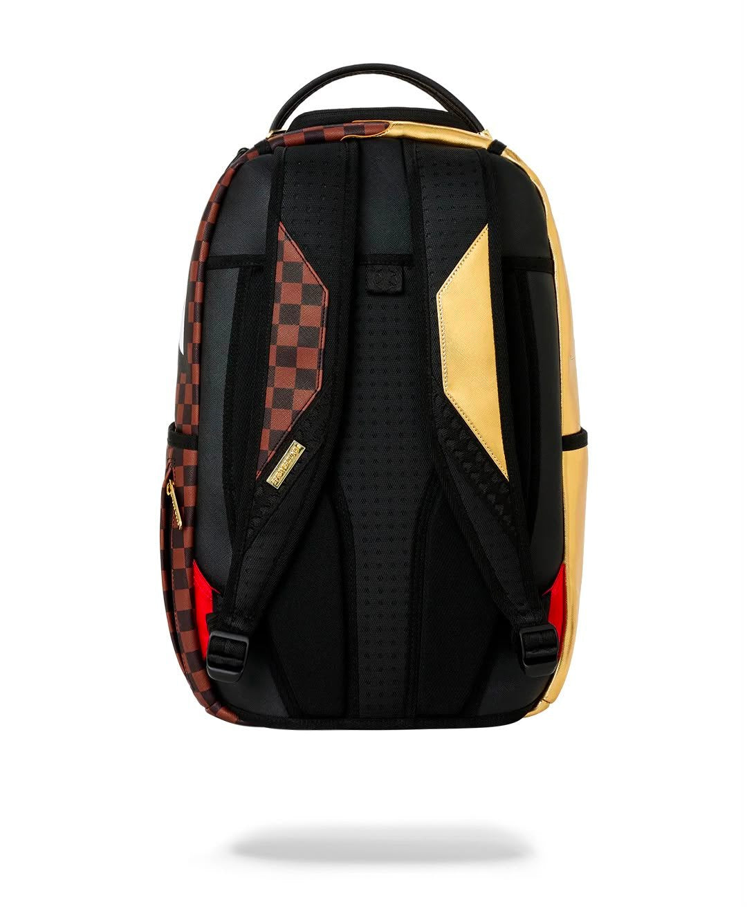 Zaino Sprayground marrone SHARKS IN PARIS GOLD DRIP BACKPACK