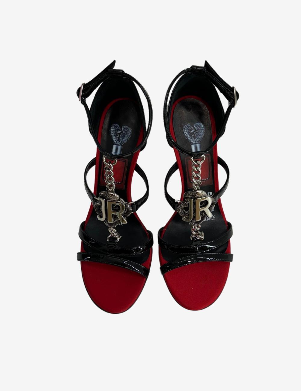Sandalo con tacco John Richmond con catena donna