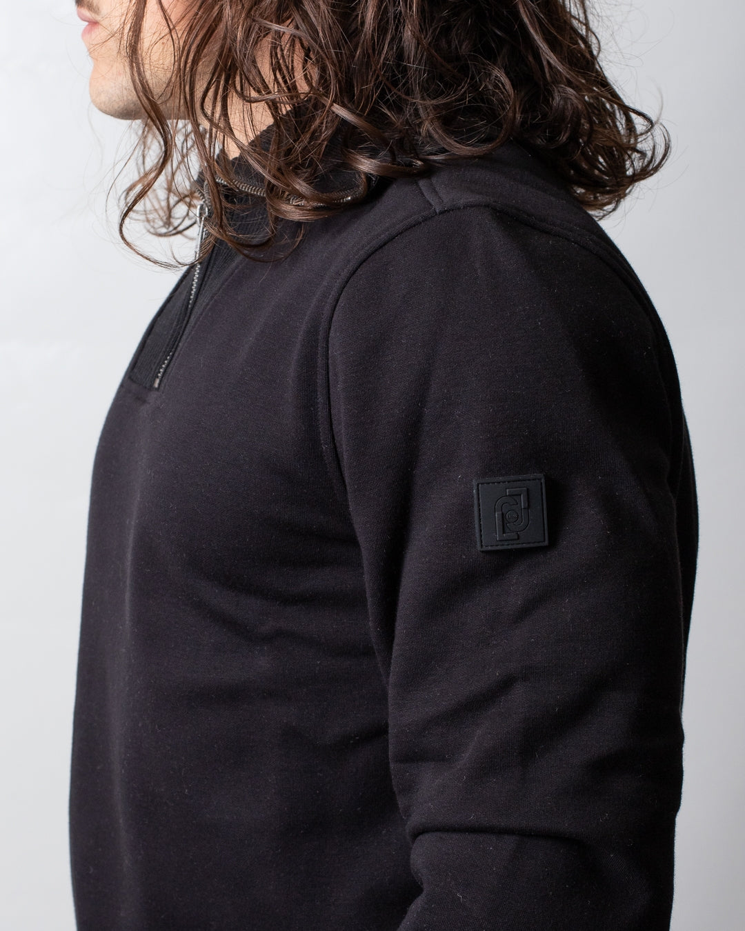 Felpa Liu Jo mezzazip a collo alto uomo