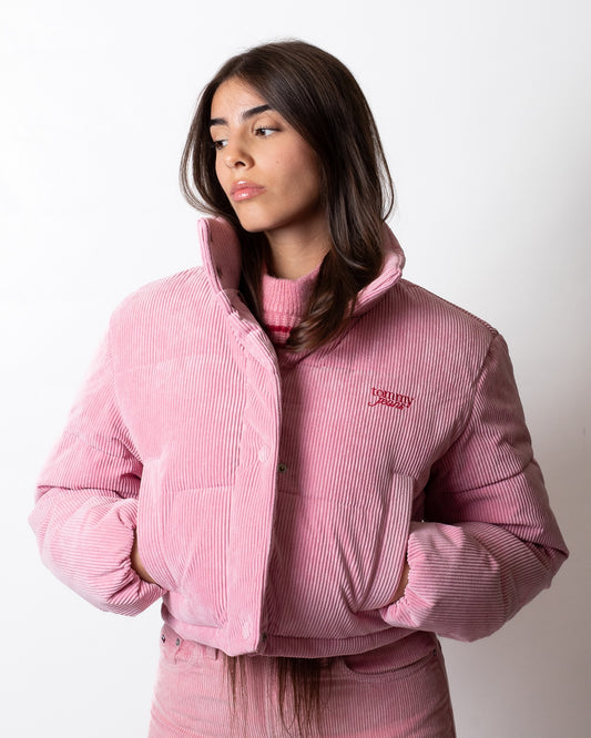 Giubbotto Tommy Jeans puffer in costina donna
