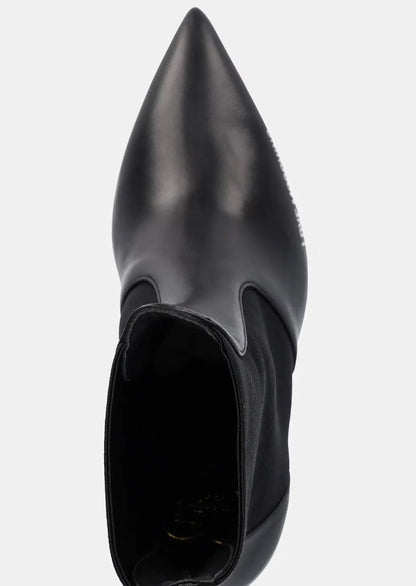 Stivali Love Moschino in pelle con tacchi donna