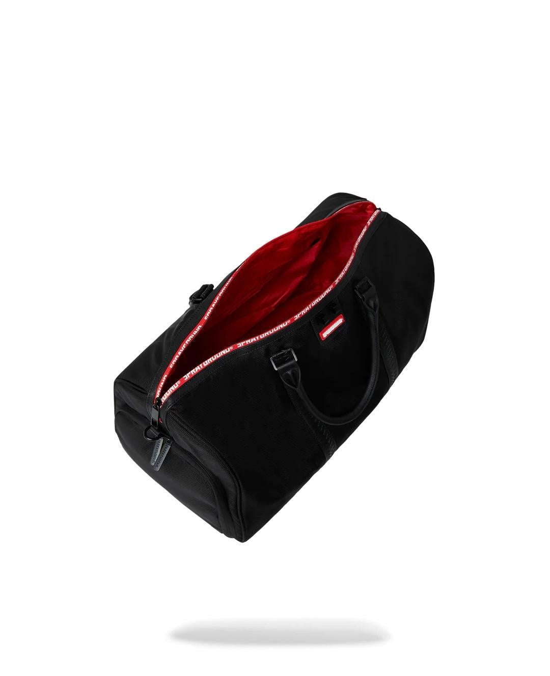 Borsone Sprayground nero Printed zipper shark duffle  large duffle