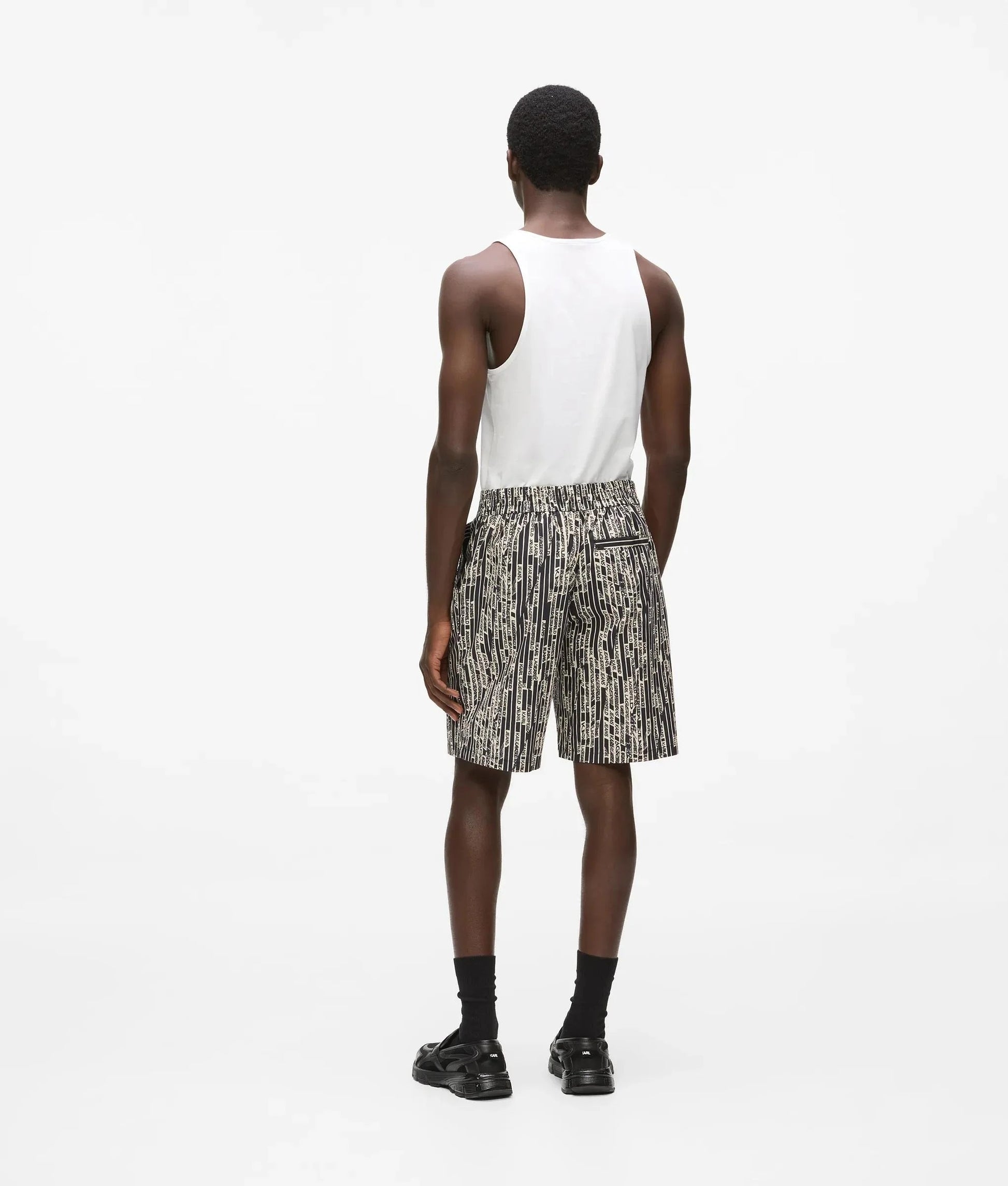 Short Karl Lagerfeld Jeans con stampa all-over uomo