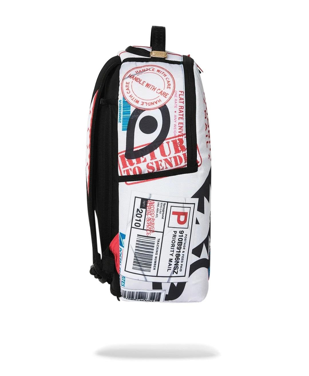 Zaino Sprayground bianco USPS PRIORITY PACKAGE BACKPACK