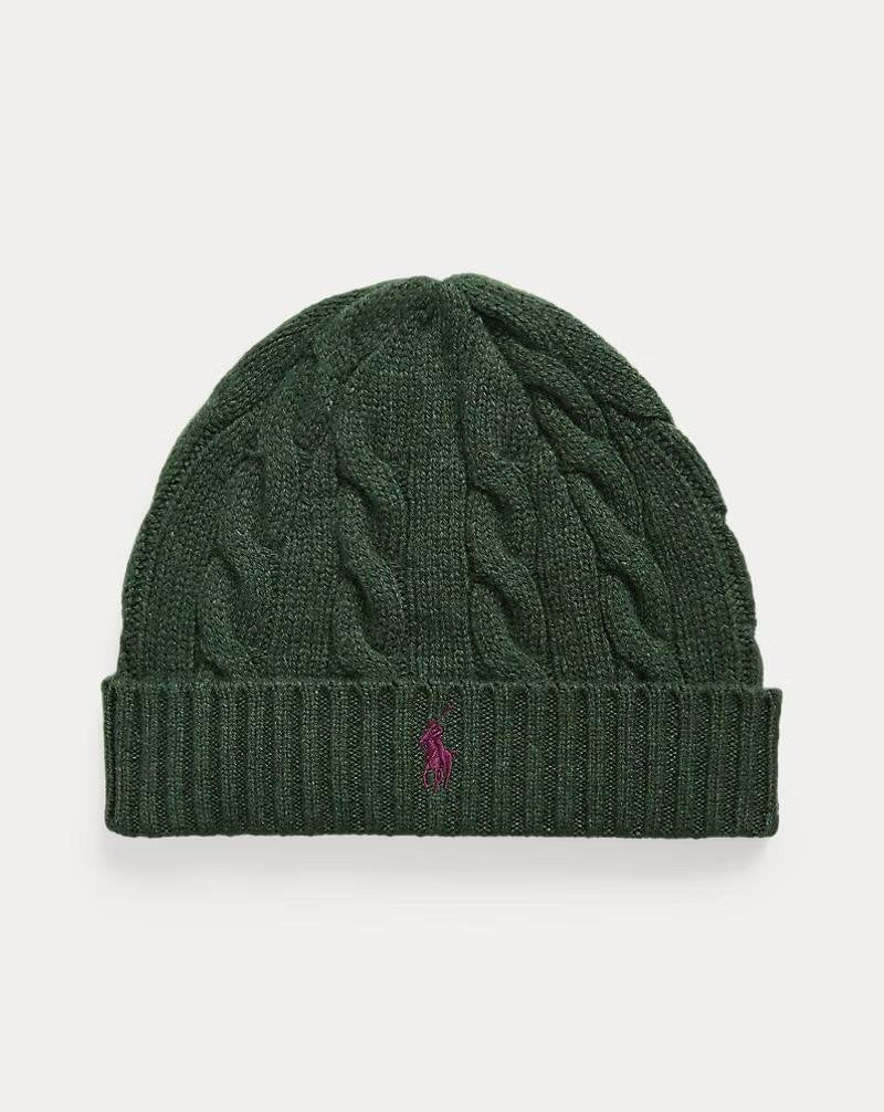 Cappello Polo Ralph Lauren con trama a treccia e logo ricamato