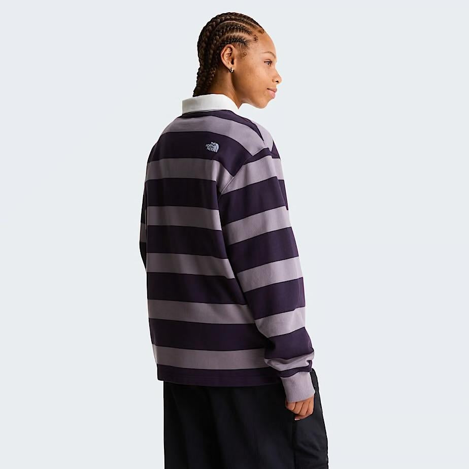 Polo The North Face in felpa a righe uomo