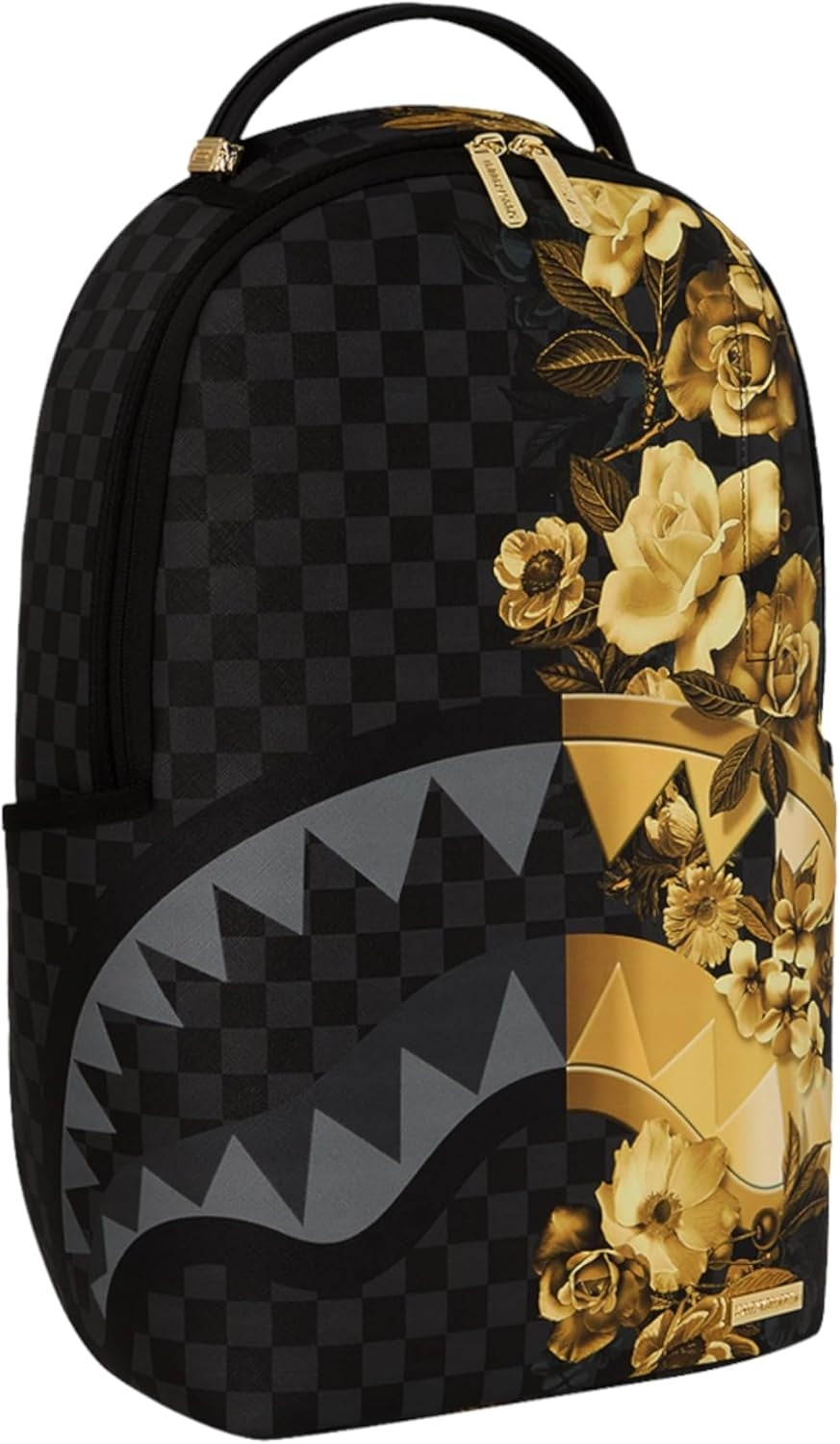 Zaino Sprayground nero Gold floral remix backpack