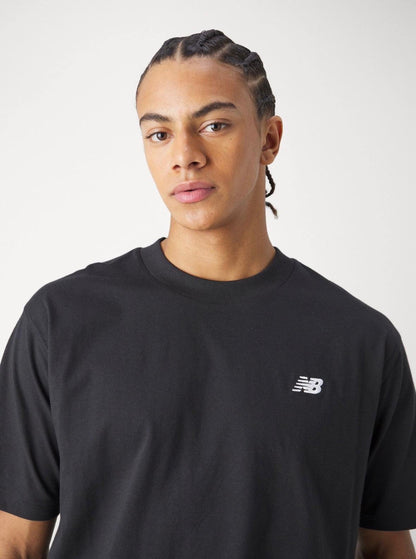 T-shirt New Balance girocollo con logo ricamato