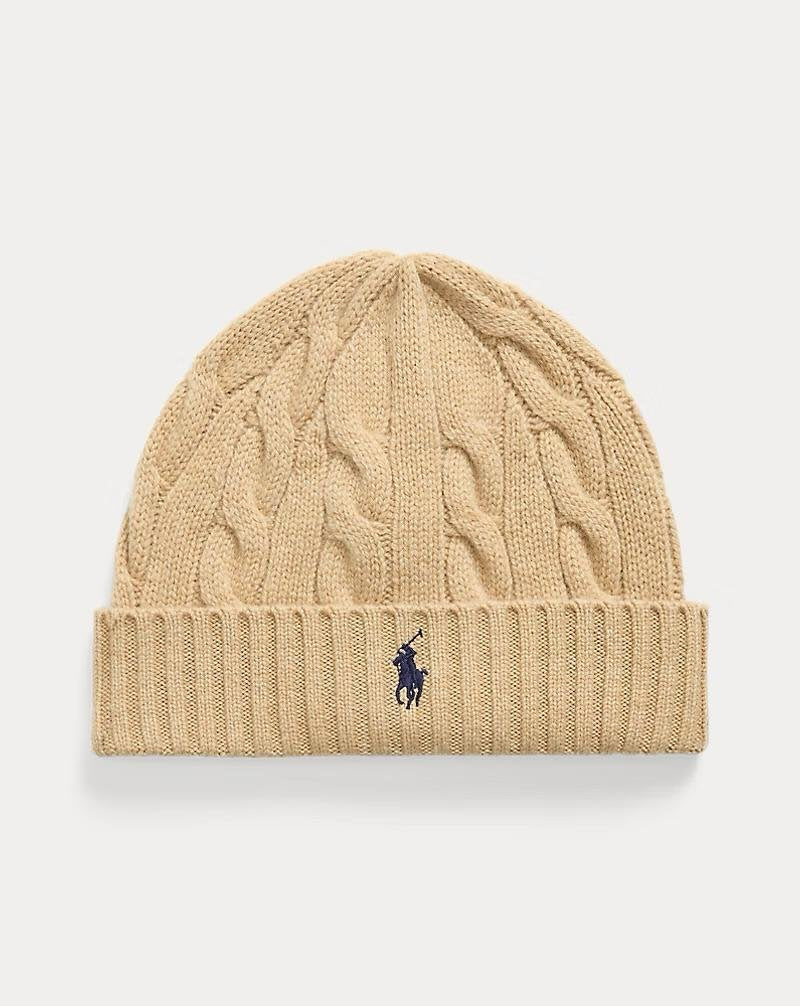 Cappello Polo Ralph Lauren con trama a treccia e logo ricamato