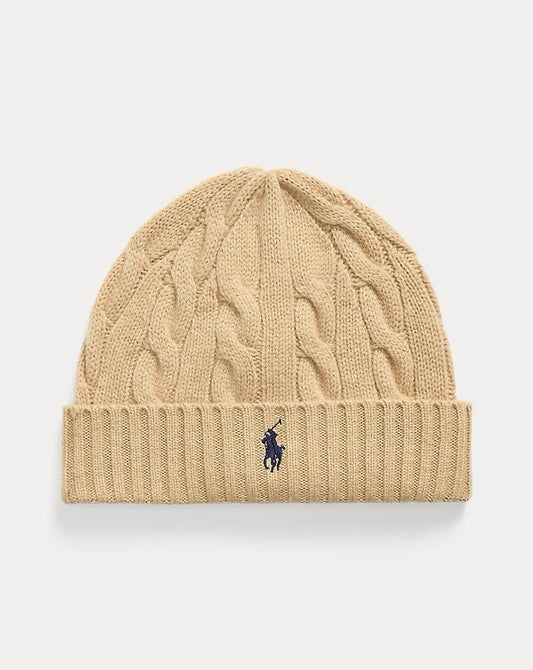 Cappello Polo Ralph Lauren con trama a treccia e logo ricamato