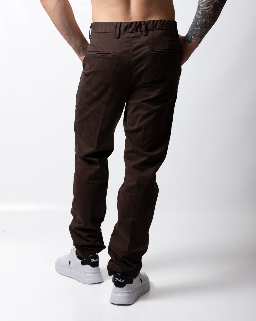 Pantalone Liu Jo chino effetto raso uomo