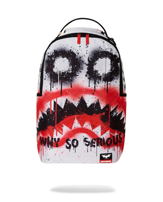 Zaino Sprayground bianco The Joker shark mouth dlxr backpack