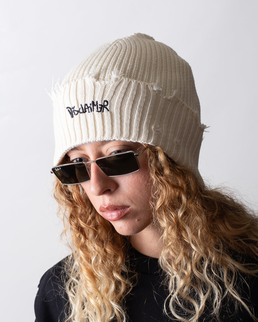 Cappello Disclaimer logato in cotone