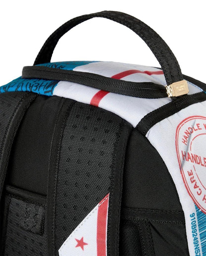 Zaino Sprayground bianco USPS PRIORITY PACKAGE BACKPACK