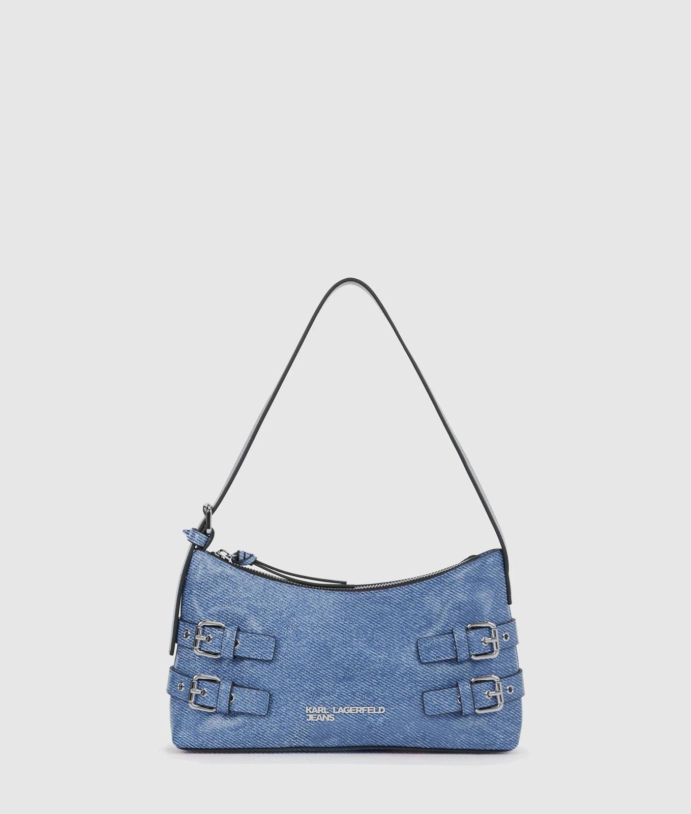 Borsa Karl Lagerfeld Jeans con stampa effetto jeans donna