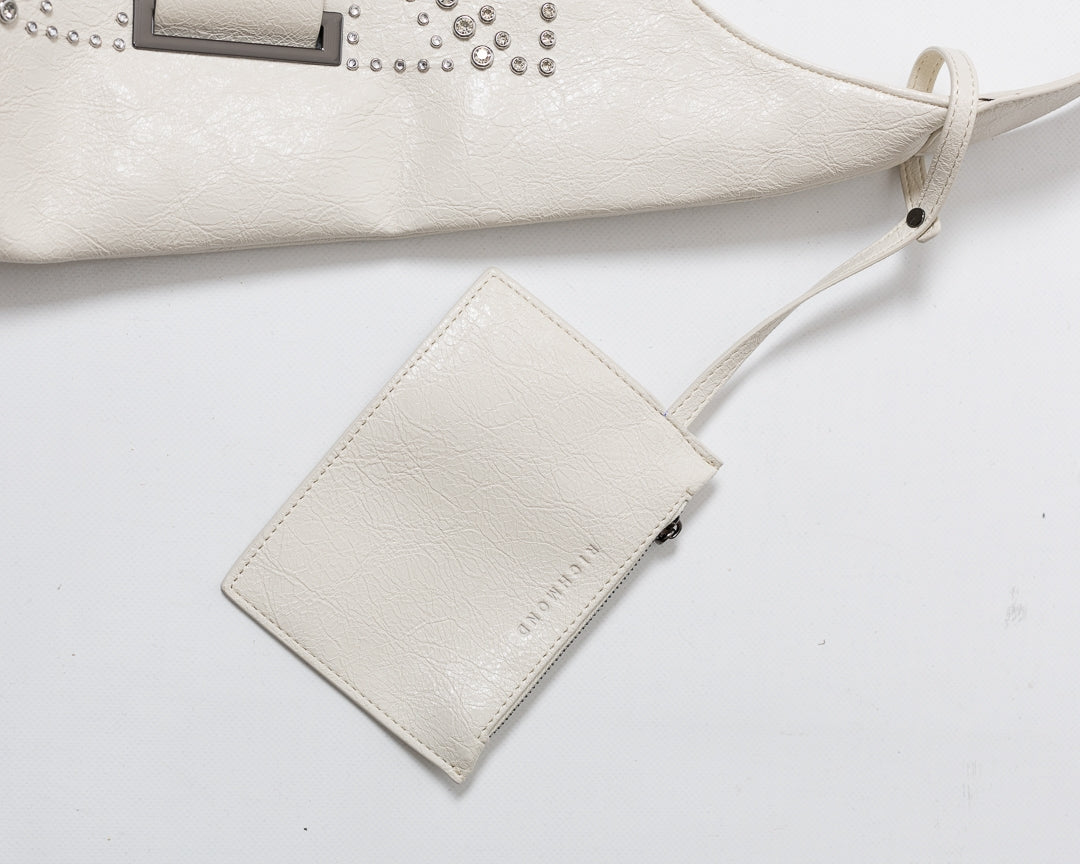 Borsa John Richmond in pelle con borchie e gioielli donna