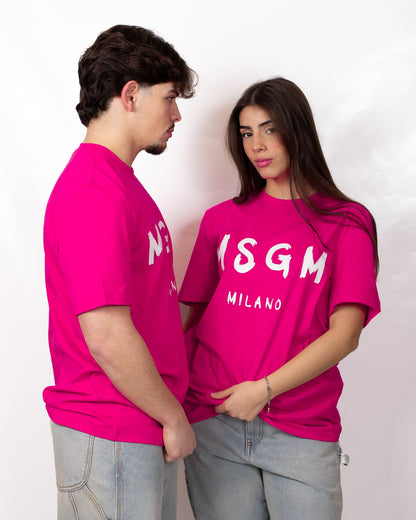 T-Shirt MSGM logo paint