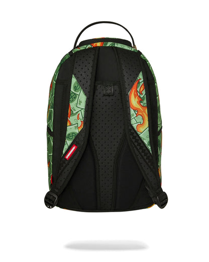 Zaino Sprayground verde DIABLO BEAR IN BUSHES DLXSR BACKPACK A.I. 