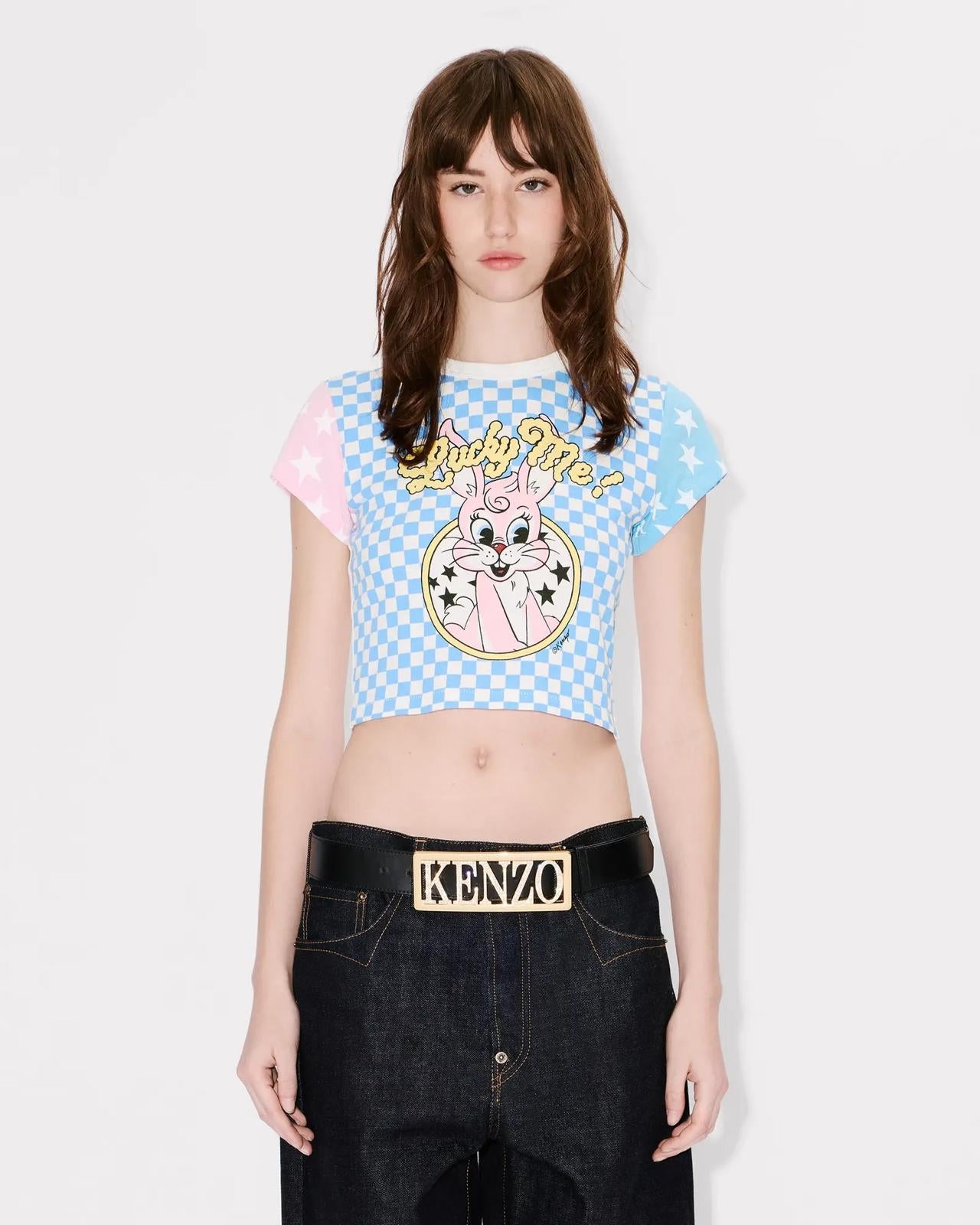 Cinta Kenzo "Large Logo Gold"