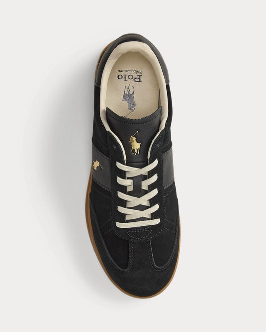 Sneakers Polo Ralph Lauren in pelle scamosciata con logo stampato 