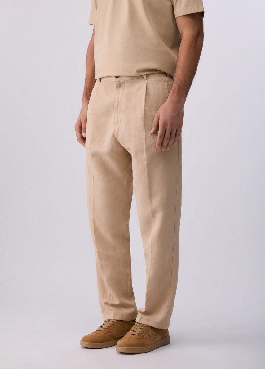 Pantalone Liu Jo regular in misto lino uomo
