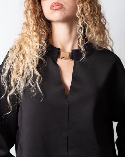 Blusa Nenette con placchetta donna