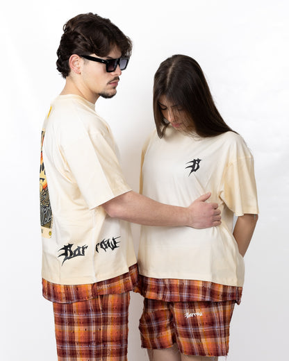 T-Shirt Barrow "Tarot Print" con ricamo