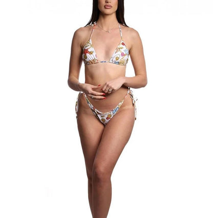 Triangolo mare Moschino Swim con stampa "Shell Jewels" donna