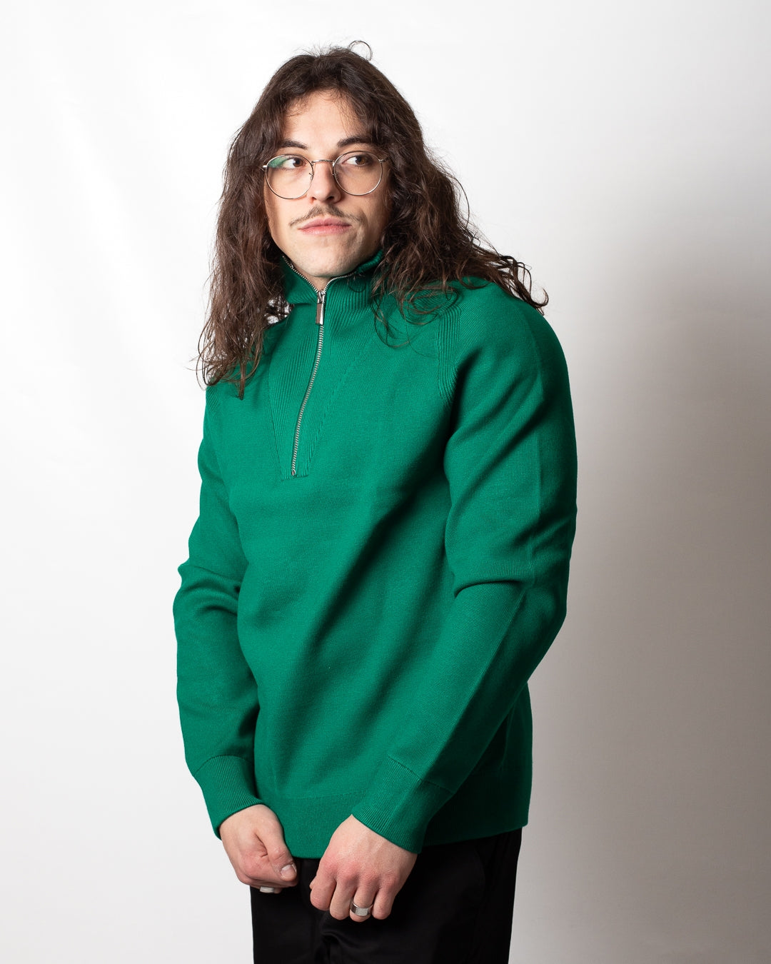 Maglia Calvin Klein mezza zip "Snowy Tech" uomo