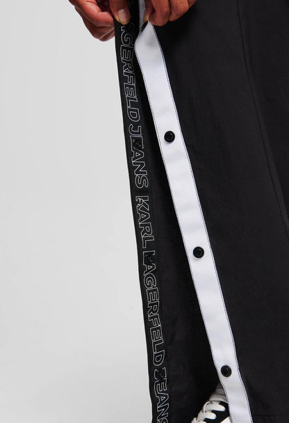 Pantalone Karl Lagerfeld Jeans in nylon con bottoni uomo