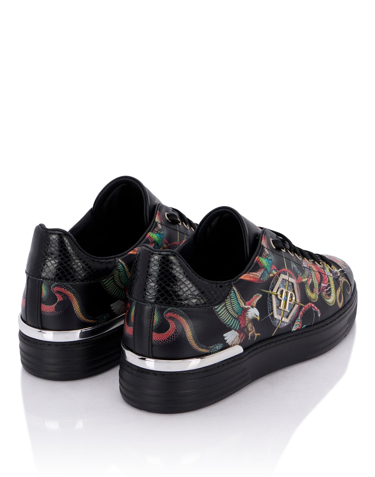 Sneakers Philipp Plein printed low-top stampata allover uomo