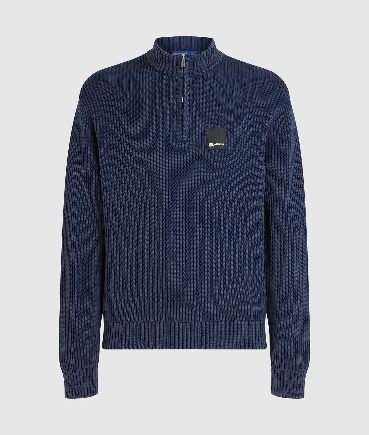 Maglia Karl Lagerfeld Jeans mezza zip uomo