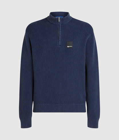 Maglia Karl Lagerfeld Jeans mezza zip uomo