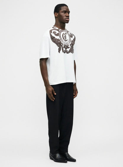 T-Shirt Just Cavalli girocollo "Arabesque" uomo