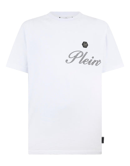T-Shirt Philipp Plein con logo signature e applicazione