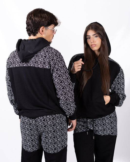 Felpa GCDS con cappuccio "Logo Monogram"