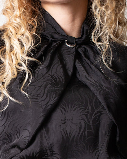 Abito John Richmond jacquard con cintura donna