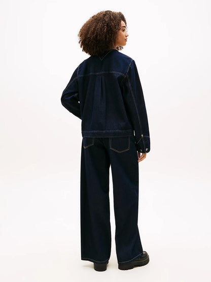Giubbotto Tommy Jeans "Chore Jacket" in jeans donna