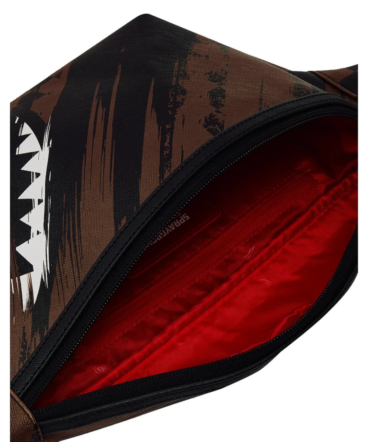 Marsupio Sprayground marrone Smeared Grunge savvy crossbody