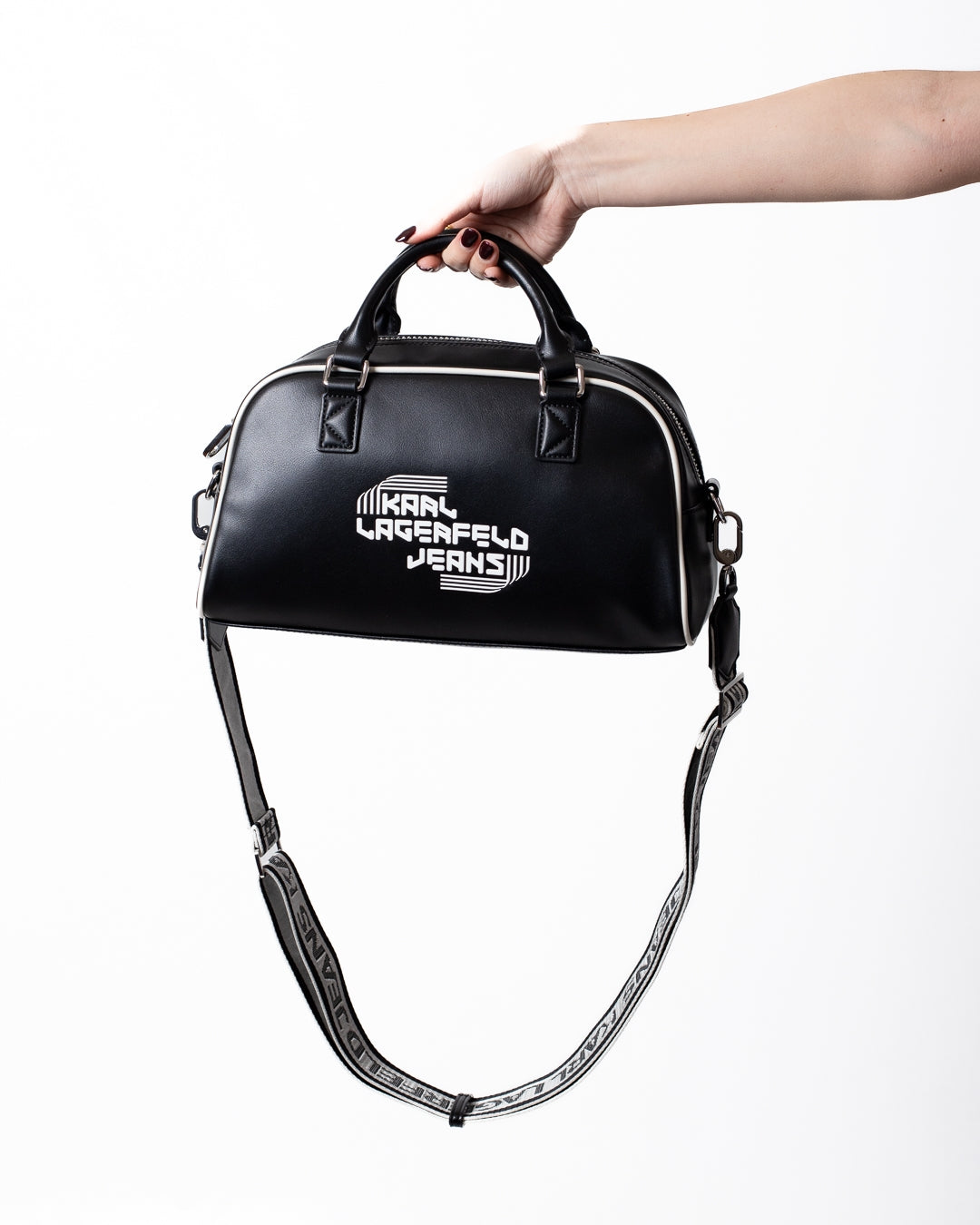 Borsa Karl Lagerfeld Jeans in ecopelle con manico donna