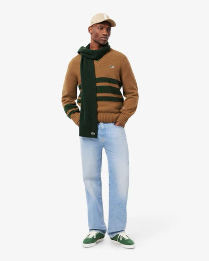 Maglia Lacoste a V in lana uomo